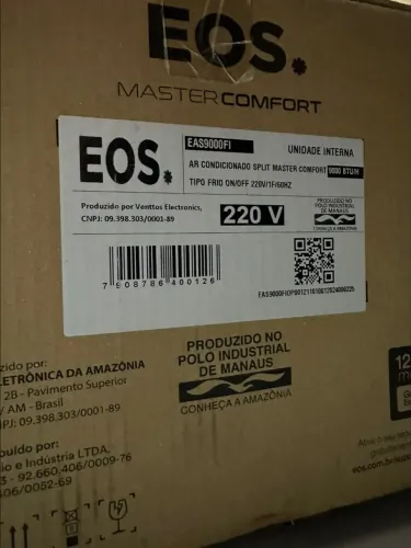 Ar condicionado split 9mil master comfort