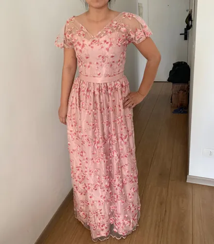 Vestido de Festa Madrinha Rosé