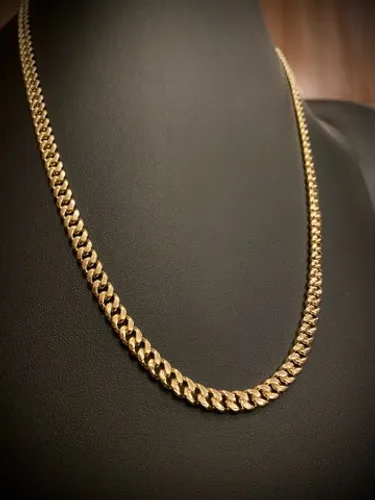 Corrente em Ouro 18k 750 Maciça Modelo Cuban Link