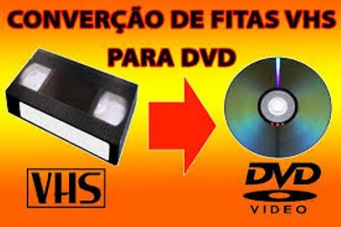 Conversão de Fitas (VHS, 8 MM, S VHS)