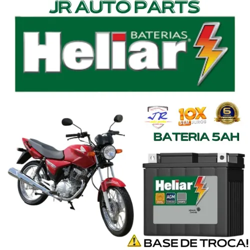 Bateria Heliar 5Ah Titan 150 2008