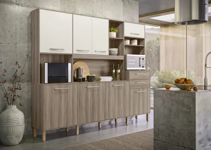Kit cozinha 8 portas 2 gavetas!! Sr33188m
