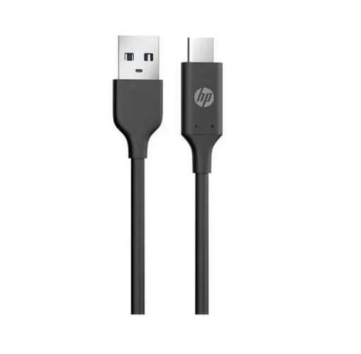 Cabo Carregador Tipo C Usb Hp Usb 3.0 Motorola Sansung Xiaomi Preto 1 Ano Garantia