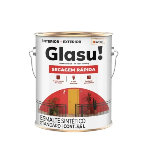 Esmalte Sintético Suvinil Glasulit 3,6 tipo Coralit Branco Neve