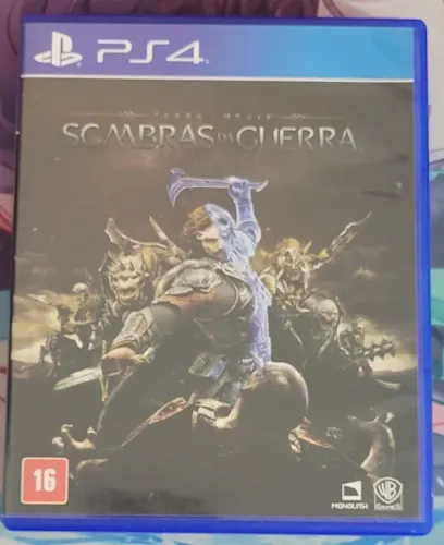 Jogo de Ps4: Terra média Sombras da guerra (Usado).