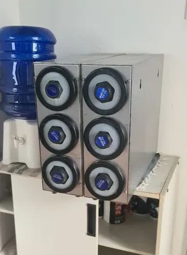 Porta Copos San Jamar em Aço Inox