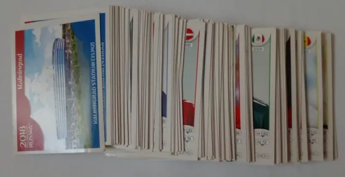 Figurinhas da Copa do Mundo de 2018