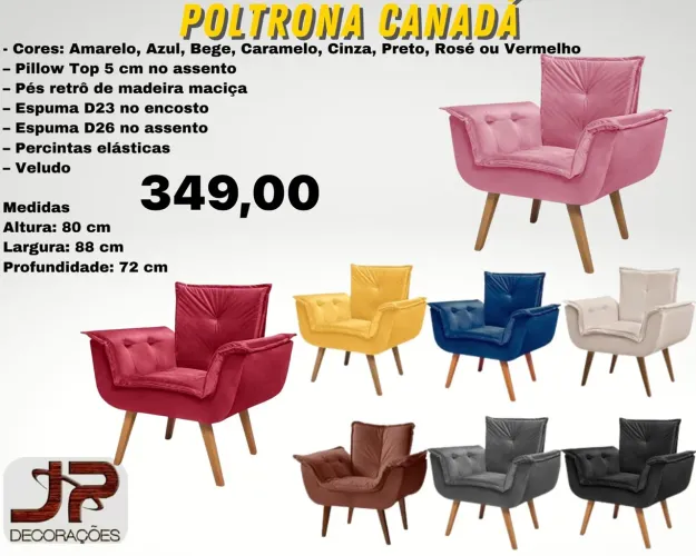 Poltrona decorativa opala ENTREGA HOJE !!!