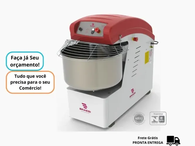 Amassadeira 15KG Espiral Nova Braesi