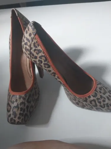 Sapatos Salto Alto Animal Print