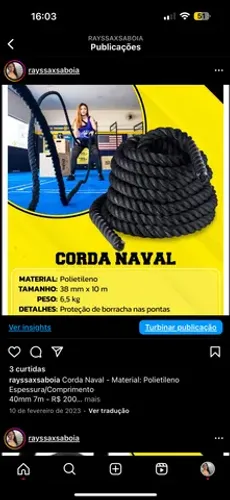 Corda Naval - Material: Polietileno