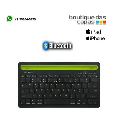 Teclado sem fio bluetooth dual connect para pc e celular tablet ipad iphone HK8890