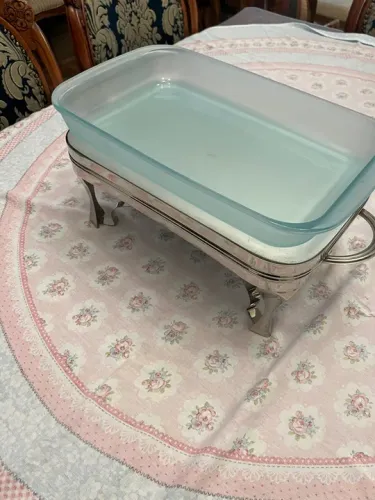 Rechaud inóx com travessa Marinex