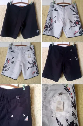 Nova - Dupla Face - Bermuda Masculina - Tam 42