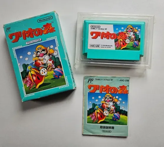 Wario No Mori Famicom Nintendo Nes Nintendo japonês original 