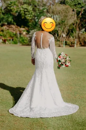 VESTIDO DE NOIVA SEMI-SEREIA EXCLUSIVO