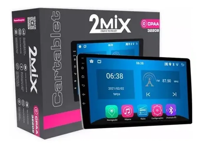 Central Multimídia Universal Android Gps 9 Polegadas