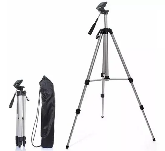 Tripé Universal Telescópico 1020mm Câmera E Celular Com Capa wpp:43. *