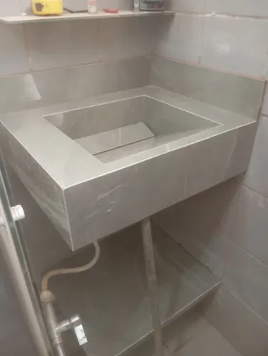 Pia Escupida De Porcelanato ?