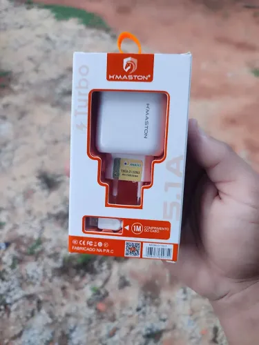 Carregador de Celular H'MASTON 5.1A Turbo 1M
