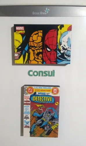 Lote Imãs Decorativos - Marvel E Dc - Com 3 Imãs Originais