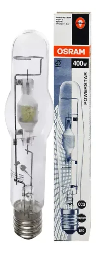 Lâmpada Vapor Metálico Tub Osram 400w 5500k(br Luz D Dia)e40