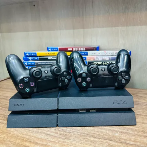 PlayStation 4 | PS4 + 11 Jogos e 2 Controles | Entregamos