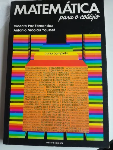 Livro Matemática para o Colégio - Vicente Paz Fernandez