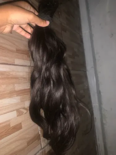 Cabelo humano castanho escuro - MegaHair