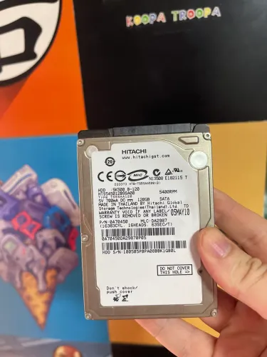 Hd externo 120 gigas