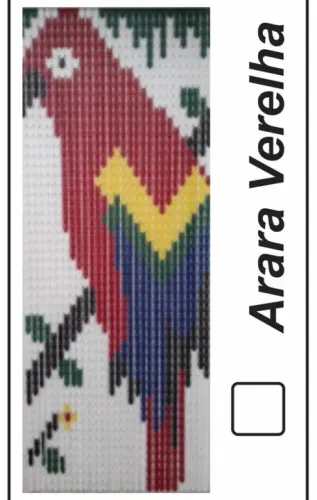 Cortina italiana arara vermelha