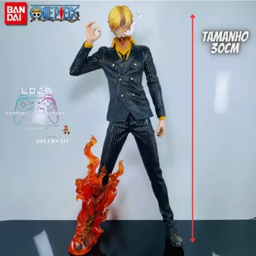 Action Figure Sanji 30cm One Piece NOVO - Aceitamos OLXPAY e Fazemos Envio