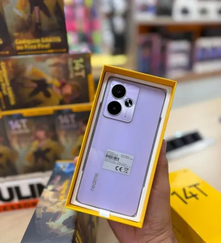 Realme 14T 5G 256/8 NFC Anatel Garantia 2 anos pelo Fabricante 