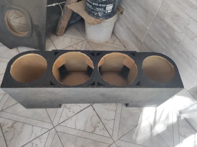Caixa MDF para 2-medio 10pol/2-jarao