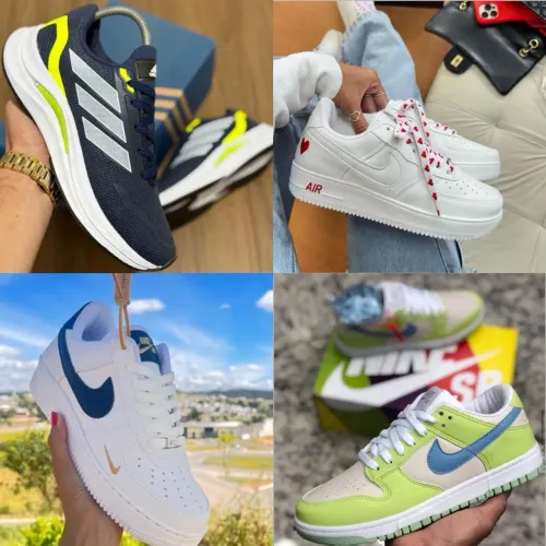 Tênis Adidas e Nike - Diversas cores casual e esportivo para todos eventos