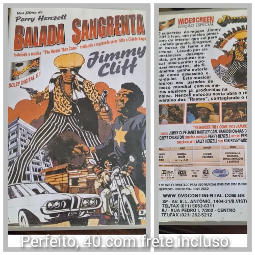 DVD Balada Sangrenta - Jimmy Cliff