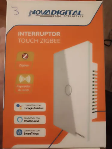 Interruptor Wi-fi 3 Botões - Nova digital 
