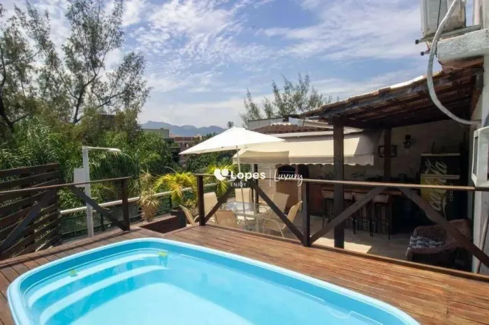 Cobertura com 4quartos à venda, 201 m² por R$ 1.247.000 - Recreio dos Bandeirantes - Rio d