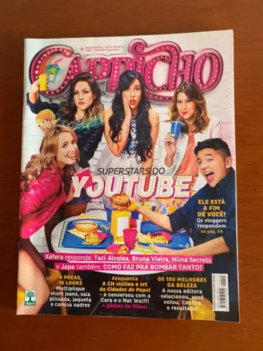 Revista capricho superstars do YouTube 