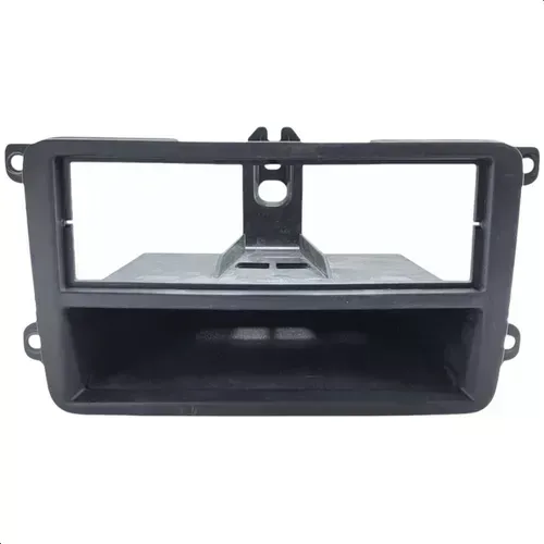 Moldura Painel Central Radio Vw Gol Voyage G7 G8 2017 A 2023