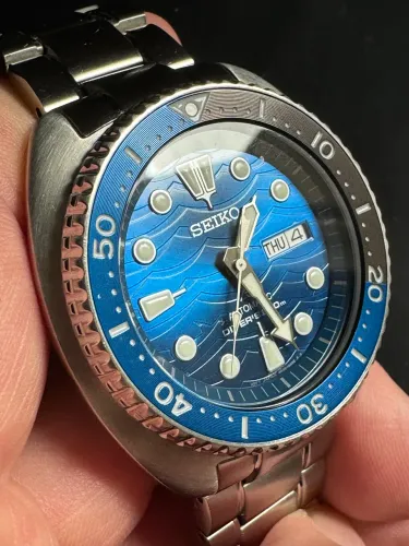 Relógio Seiko Prospex ?Save the ocean? white shark.