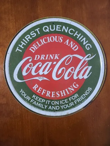 Placa Decorativa Coca Cola
