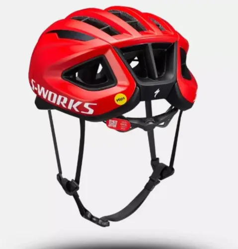 Capacete Specialized S-Works - Vermelho com Sensor ANGi Crash