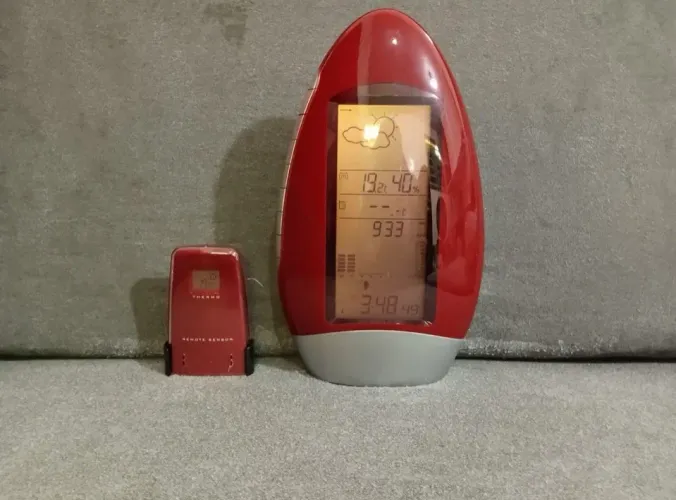 Termômetro Digital TFA Red Lava com Sensor Remoto