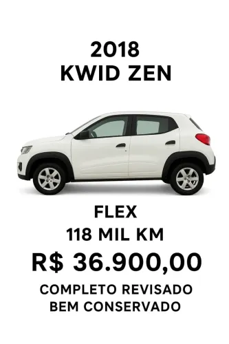 Renault Kwid 1.0 Zen 2018