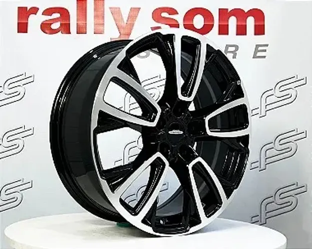 Jogo de Roda Mini Cooper Preto Borda Diamantada 5x112 - 19X7,5 Offset 45