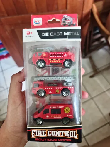 Kit Miniatura Bombeiros - Coleção Fire Control