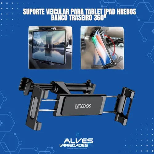 Suporte de carro para tablet e iPad