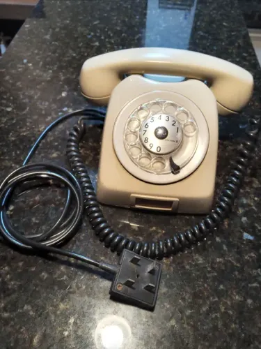 Telefone fixo disco residencial