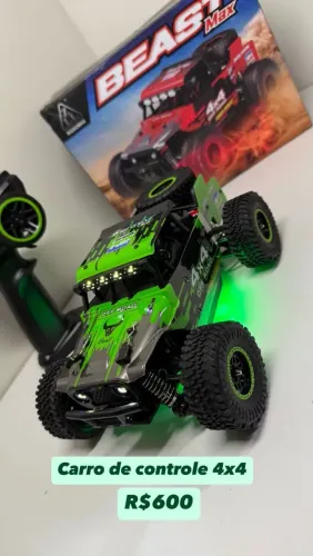 Carrinho de Controle Remoto 4x4 - Beast Max